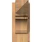 Ekena Millwork Olympic Arts & Crafts Smooth Outlooker, Western Red Cedar, 5 1/2"W x 12"D x 12"H OUT06X12X12OLY03SWR - alternate 2